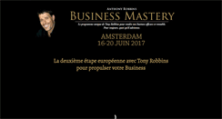 Desktop Screenshot of business-mastery-robbins.com